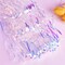 2-Pack Colorful Metallic Tinsel Foil Fringe Curtains 3x8.3ft Party Backdrop Decorations